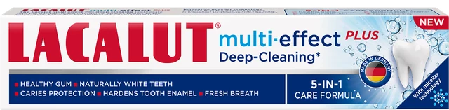 Lacalut multi-effect plus Deep-cleaning (глубокое очищение)
