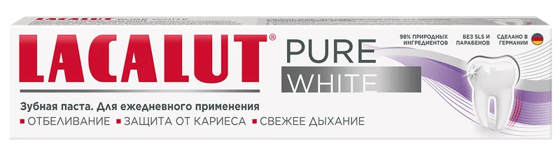 Lacalut pure white